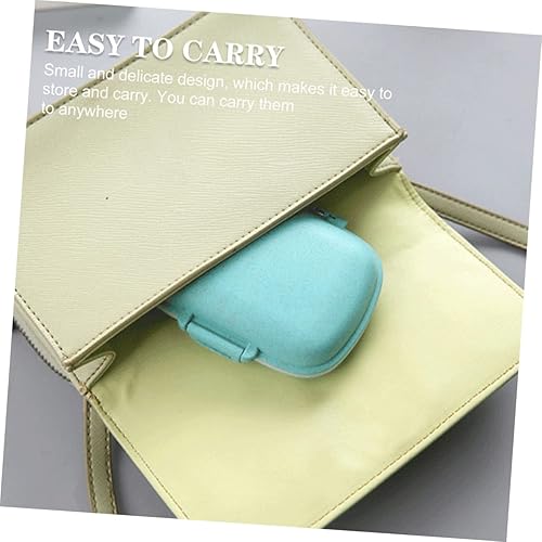 Miniatura 9 de Mobestech Caja de almacenamiento de píldoras de viaje hermética Pastillero Taravel Organizador de píldoras de bolsillo Medicina Vitamina Caso