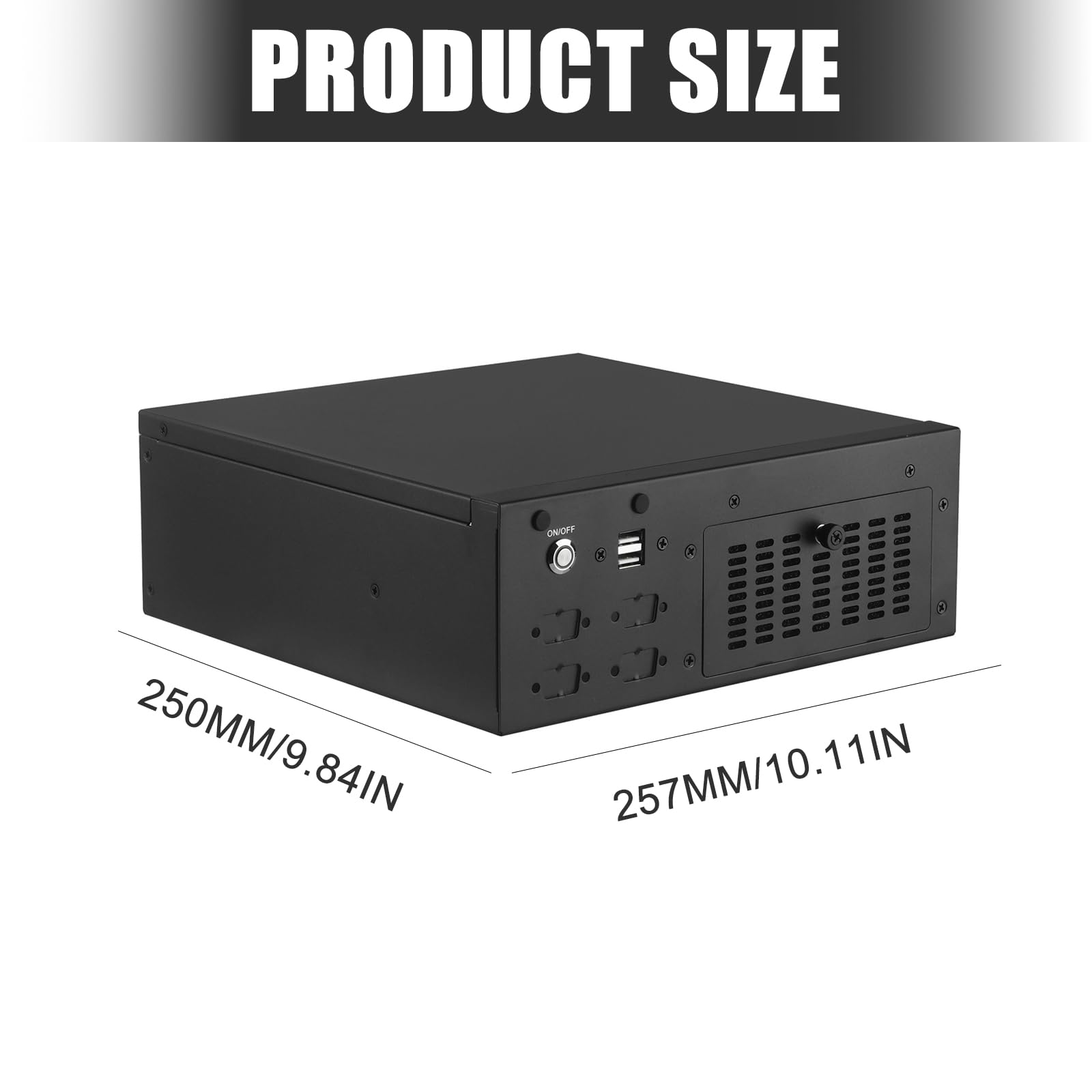 Boîtier compact ITX de bureau pour projets Builder