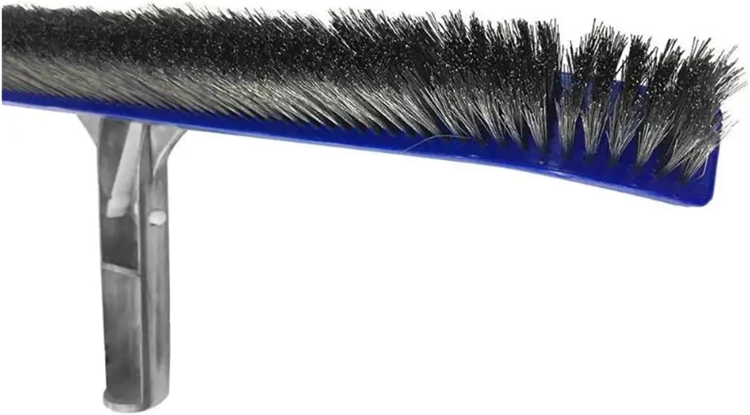 18 Inch Pool Steel Brush Wall & Bottom Cleaning Tool for Pond Spa Hot Spring