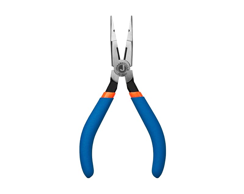 Alicate de Bico Longo para Telecomunicações Jonard Tools JIC-21257 com Corte Lateral, Decapador para Fio 22 AWG e Cabo Ergonômico