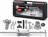 Vista 8 de Powerbuilt Master Hub Puller - Juego de herramientas extractoras de cubos, remover e instalar cubos y ejes de rueda de automóvil, Ford y Mercury