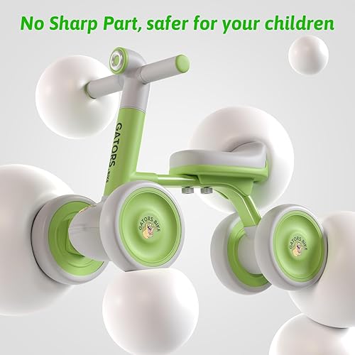 Miniatura 3 de RONSTONE Bicicleta de equilibrio para bebés de 1 año y niños  Bicicleta de equilibrio para niños de 12 a 24 meses con lámpara de noche  4 ruedas