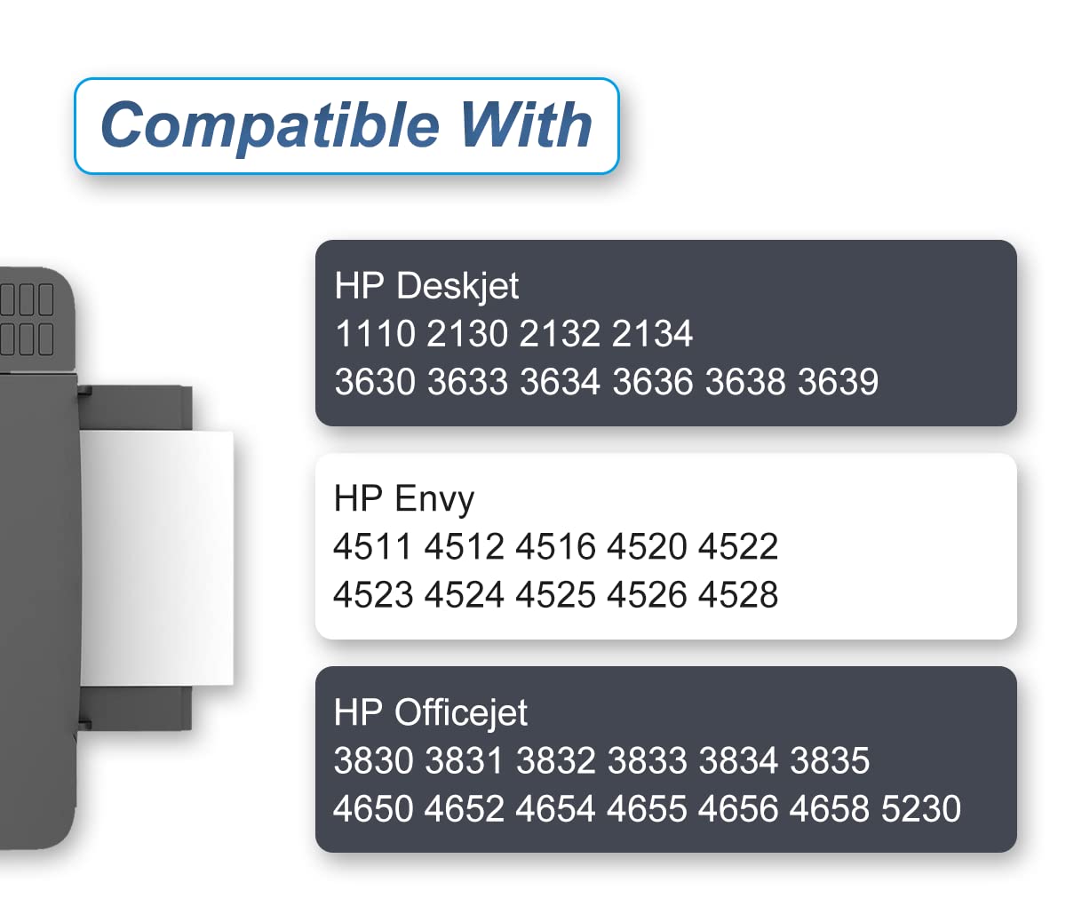 ANKINK HP 302XL Tintenpatronen 2er Pack - Kompatibel Mit HP Druckern