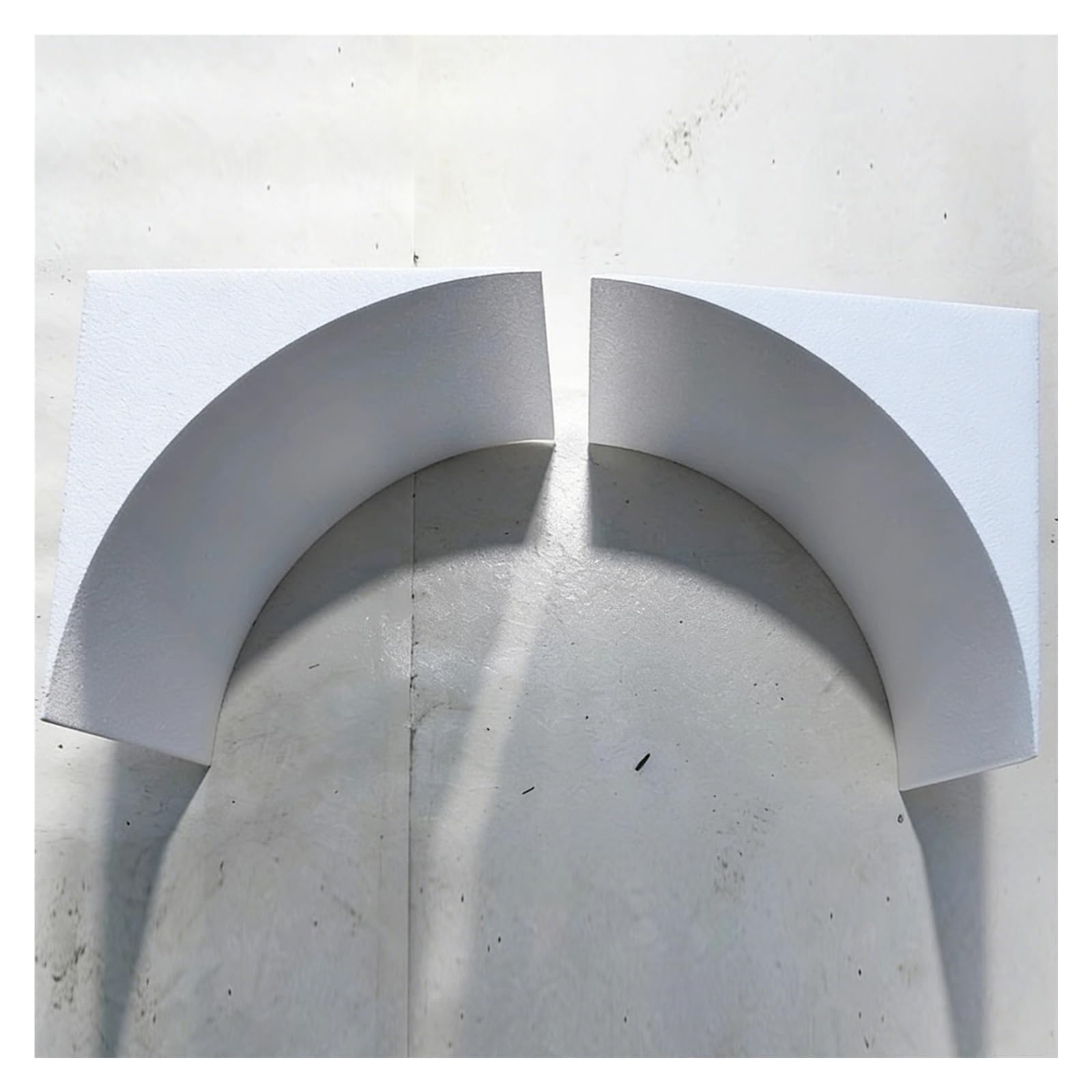 Moldura de arco para puerta fácil de instalar en bordes de paredes interiores curvas