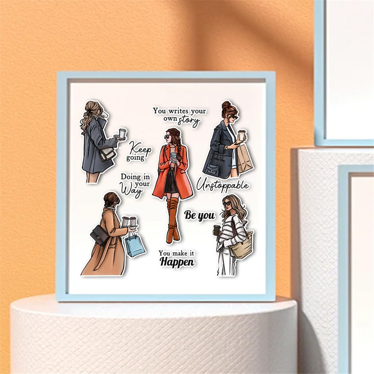 przezroczyste stemple dziewczyna silikonowe przezroczyste pieczęcie wytłaczane szablony do tworzenia kartek DIY Scrapbooking zdjęcie dziennik album pamiętnik dekoracja Die Cuts