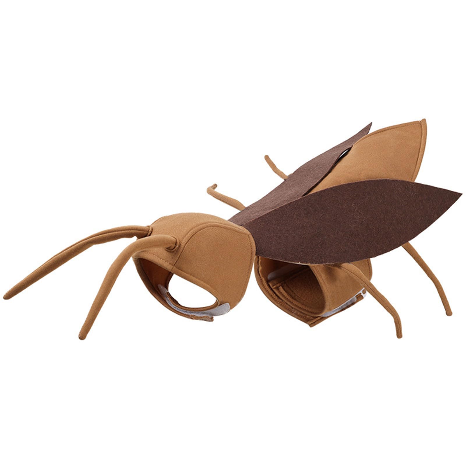 Disfraz divertido de cucaracha para mascotas con acabados realistas
