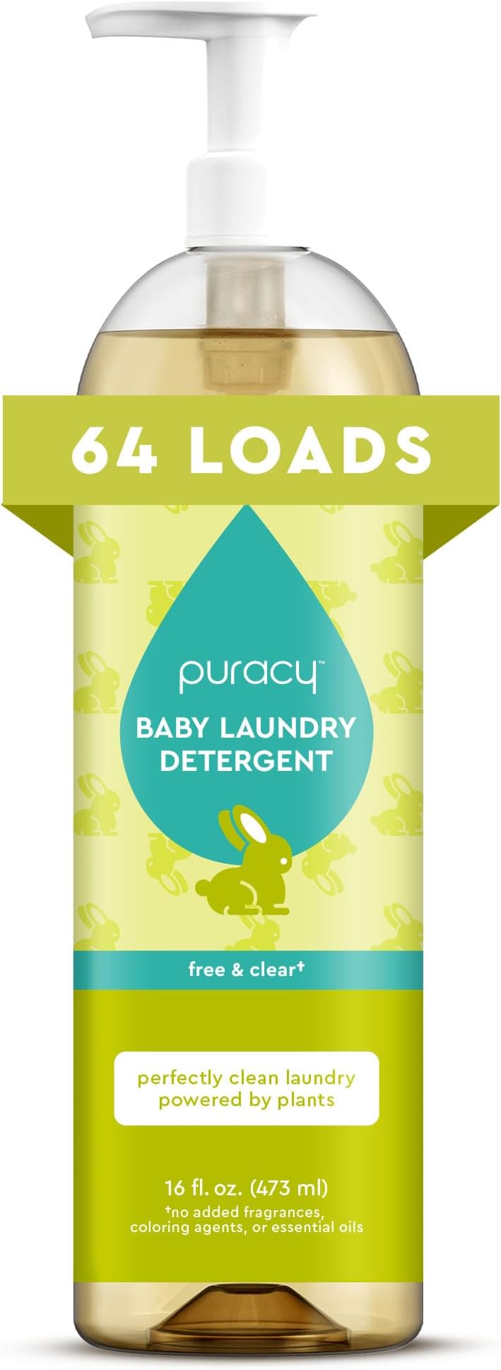 Puracy Liquid Baby Laundry Detergent - 1,4 Dioxane Free, Natural, Scent-Free ...
