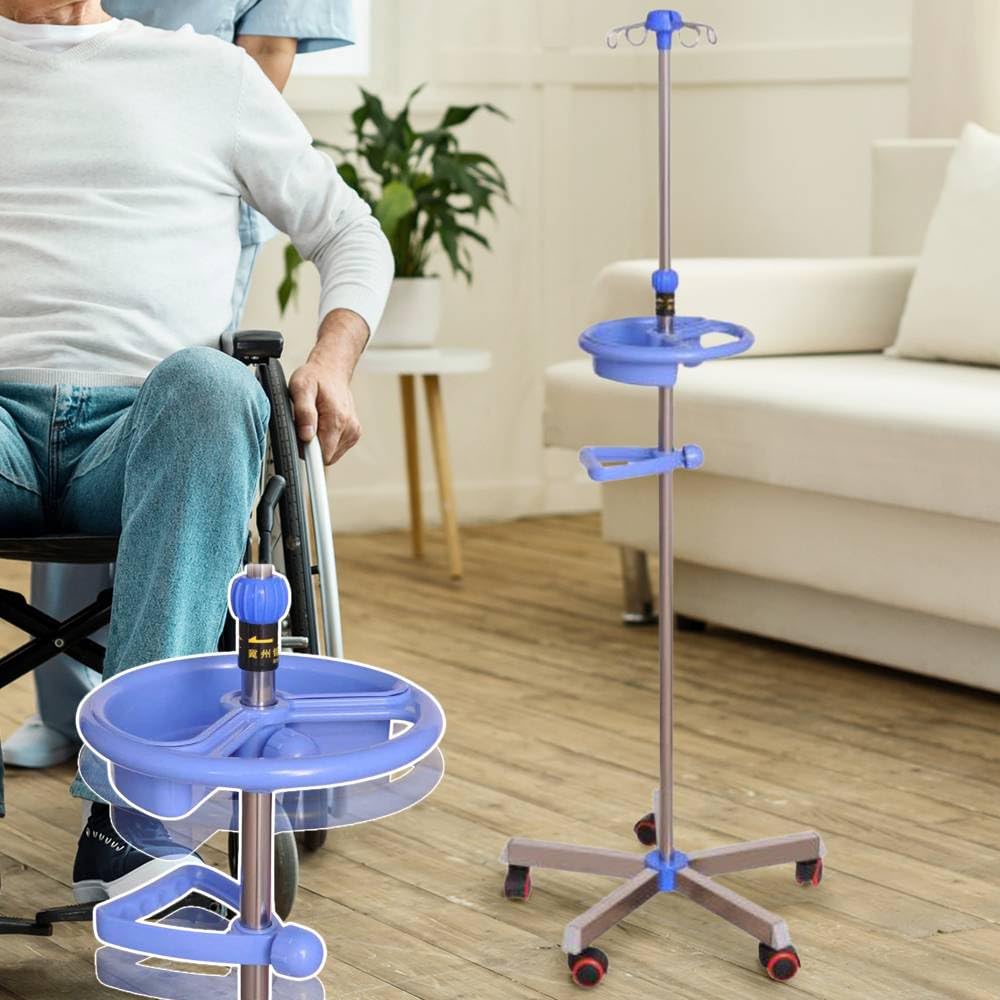 Amazon.co.jp: Bonarca 点滴スタンド 【持ち手ハンドル＆トレー付き