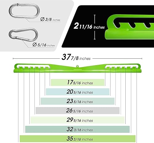 Miniatura 2 de Yes4All Barra desplegable LAT de agarre neutro, mango esparcidor de rango de movimiento, barra larga de gimnasio en casa para fijación de máquina de