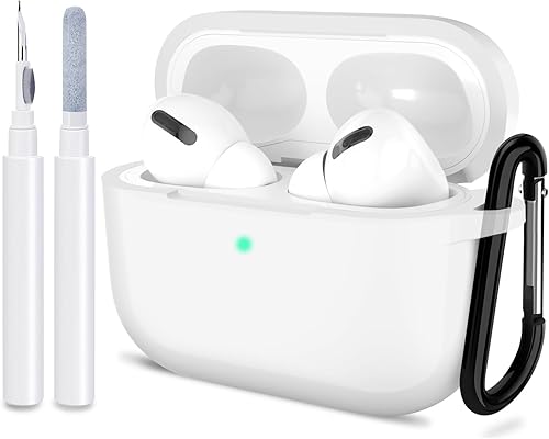 ATUAT Funda para AirPods Pro de 2 generación, accesorios protectores de silicona con llavero para mujeres y hombres para Apple AirPods Pro Gen 2
