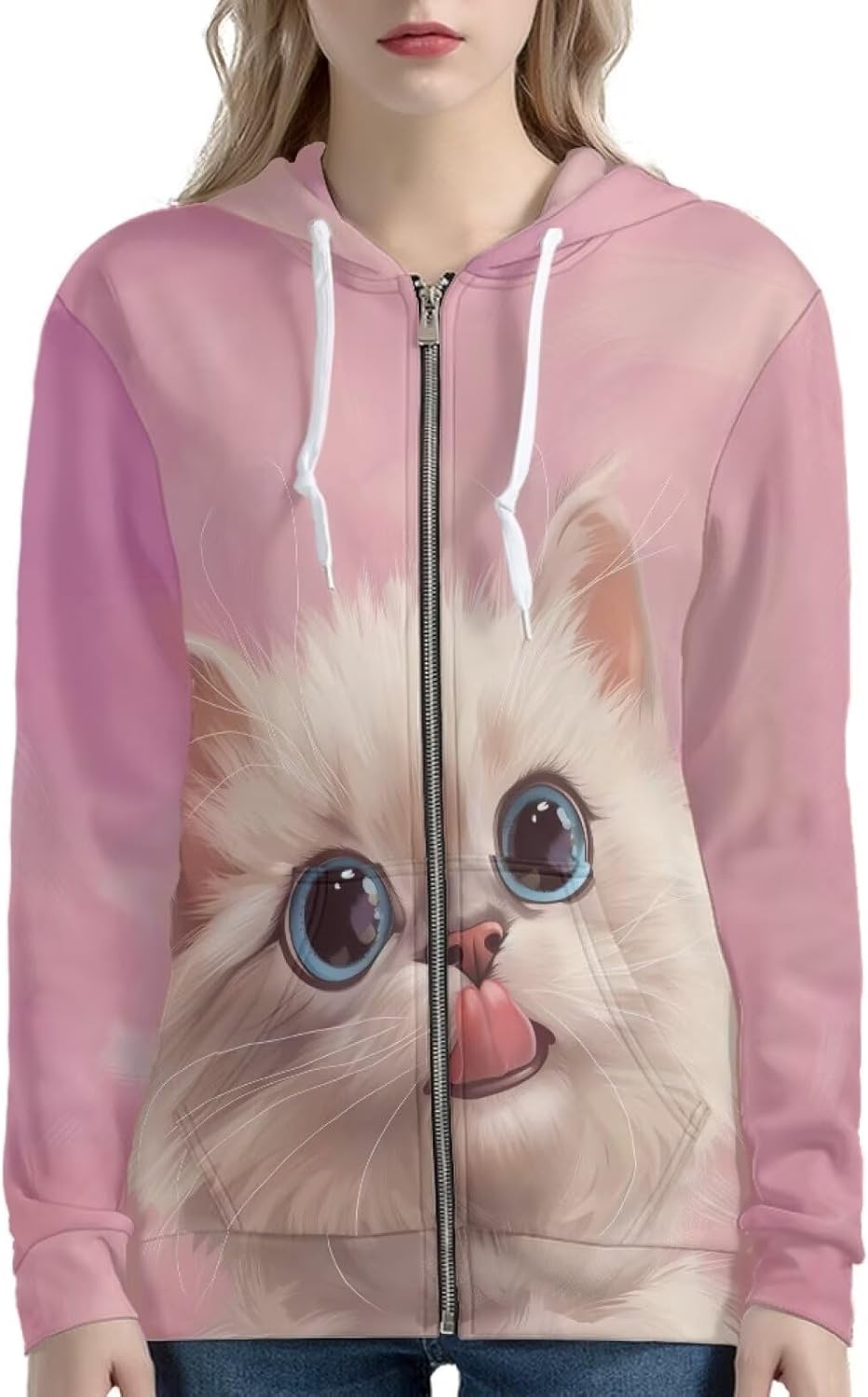 YEXIATODO Cropped Zip Up Hoodie Workout Hoodies for Women Pullover Sweatshirts for Teen Girls XS-5XL