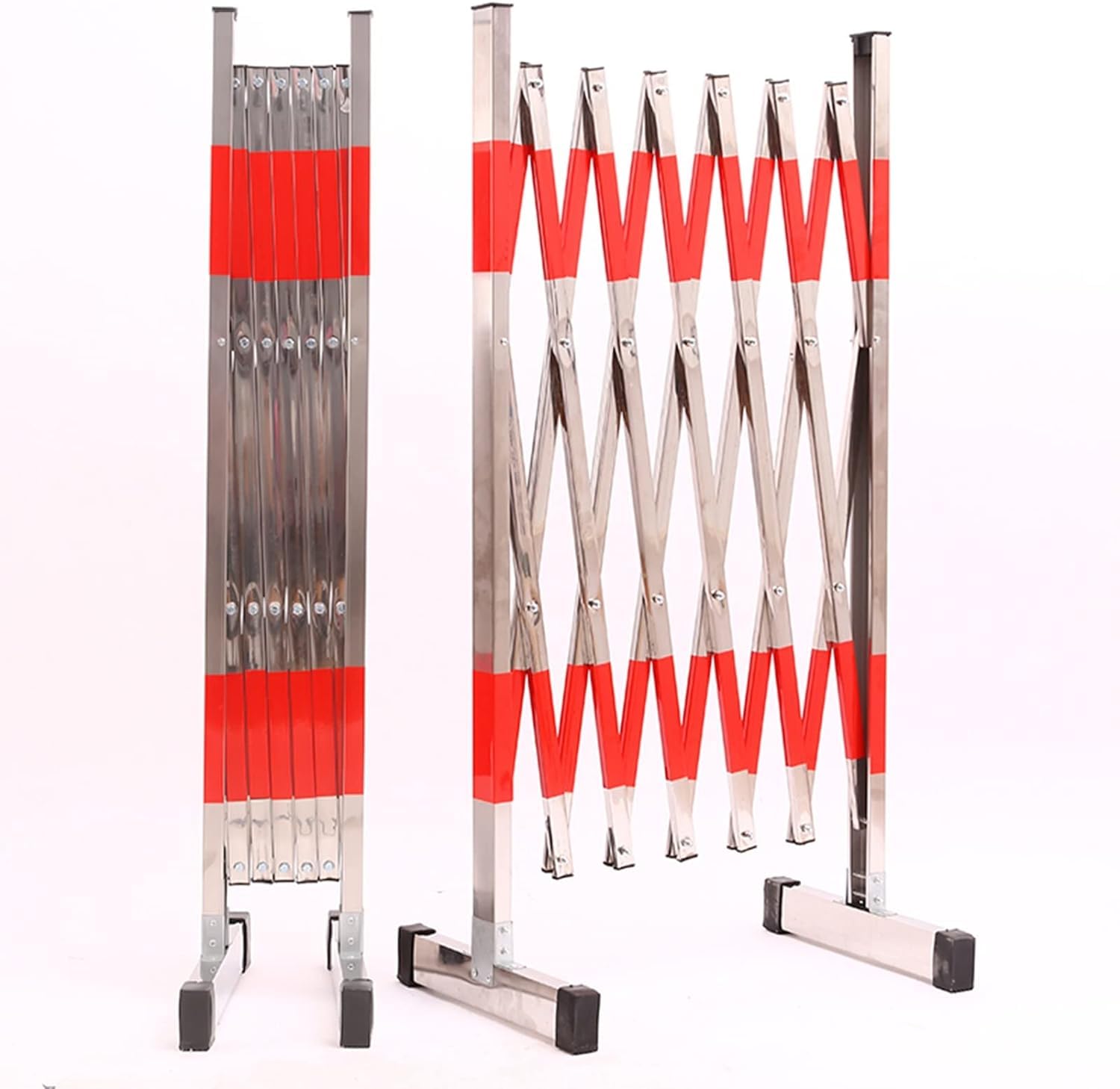 Aioneer Expandable Barricade Mobile Barricades, Retractable Barricades, Adjustable Traffic Barriers, Stable Traffic Control Outdoor For Playground Park Hotel Crowd Control-One Color-1.2 * 7M