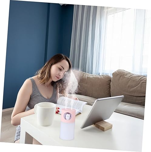 Miniatura 7 de Alipis Humidificador USB portátil de 9.1 fl oz para coche y oficina lindo con luz nocturna ideal para el hogar hotel y viajes difusor de niebla fría
