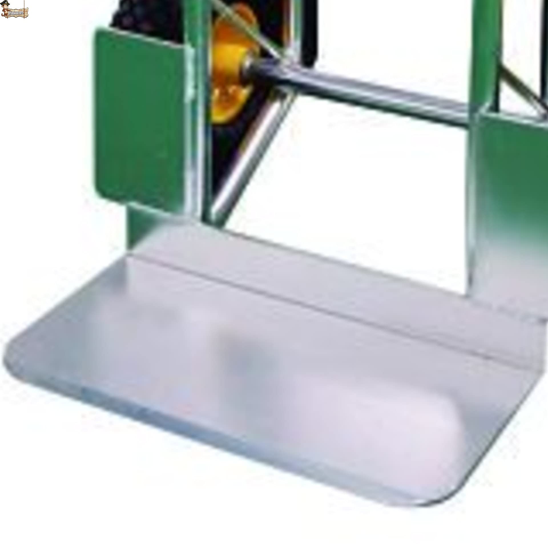 BricoLoco Carretilla de Mano de Carga. hasta 200 kgs. Almacén, mudanza. Fabricada en Aluminio. Ligera y Robusta. con guías y asa supletoria. Mango con protección Nudillos.
