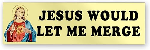 Calcomanía de vinilo impermeable con Jesús me dejaría fusionar, adhesivo para accesorios de mercancía, decoración de regalos para adultos, damas,