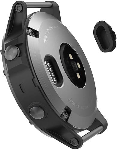 Miniatura 10 de KELIFANG Paquete de 10 tapones antipolvo para Garmin Fenix 7/7S/7X, 5/5S/5X, 6/6S/6X, Pro, Forerunner 935, Vivoactive 4/4S, Venu - Protector
