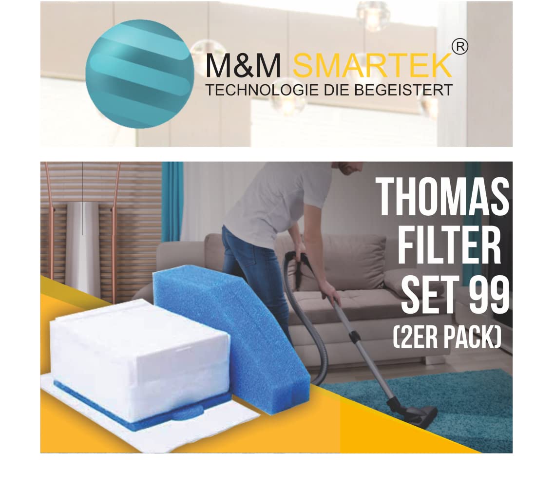 2 x kompletny zestaw filtrów (10-częściowy) dla zwierząt domowych i rodzinnych, dla alergików i rodzin, Multi Clean X8 Parquet, Multi Clean X10 Parq, X7, Thomas Aqua+ odkurzacz alternatywny jak Thomas