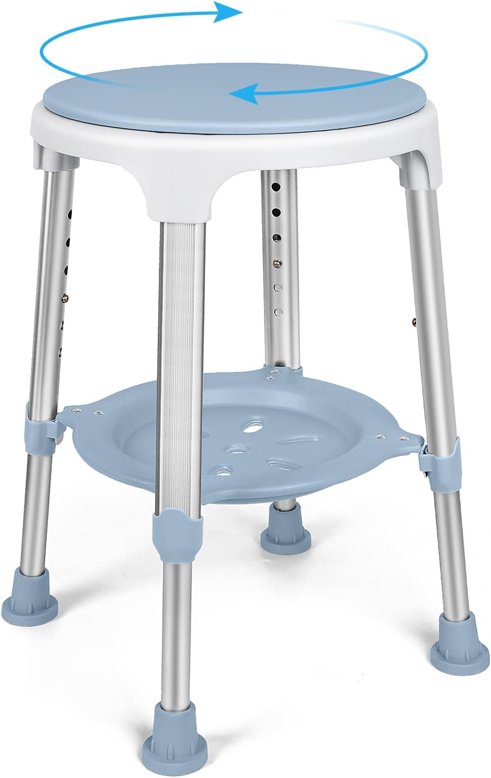 KSITEX Upgrade Shower Stool for Inside Shower, Small Corner