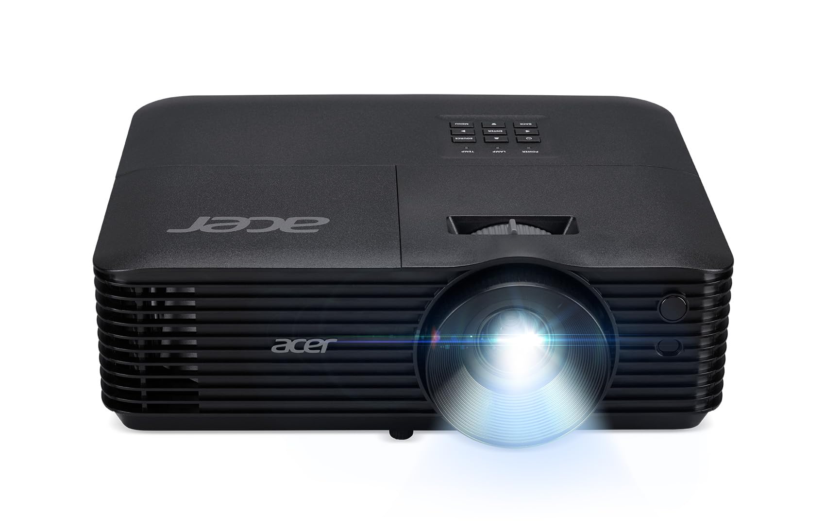 Acer X1328AF DLP videoproiettore HD (1,280 x 800 pixel) 5.000 ANSI lumen, 20.000:1 contrasto, 3D, Keystone, 1 altoparlante da 3 Watt, HDMI, nero, Home Cinema