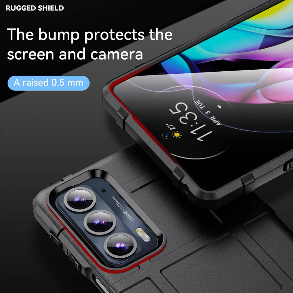 LINER Cover per Motorola Edge 20 Lite, Custodia Protettiva con Tutto Il
