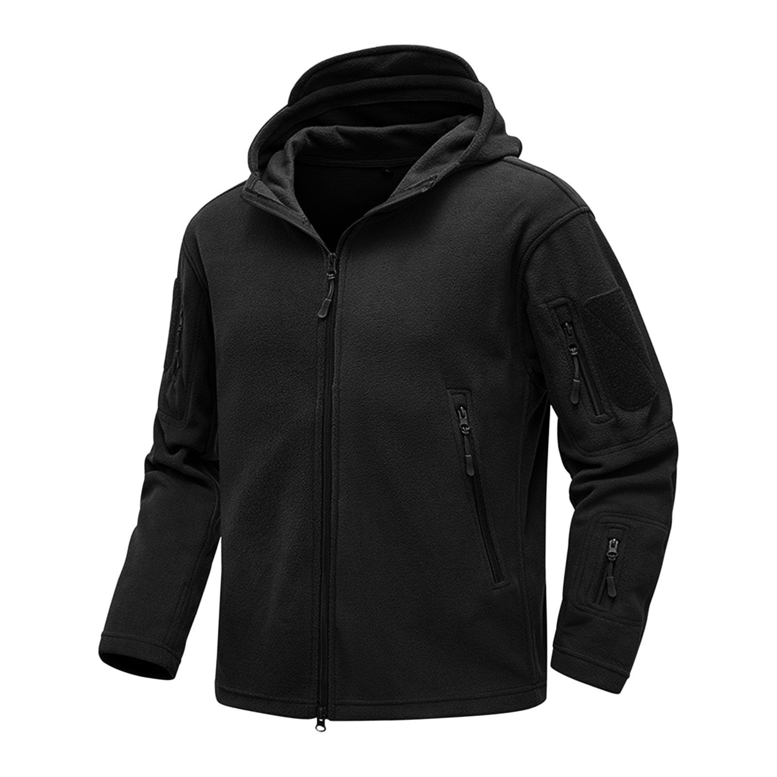 Genérico Sudadera con Capucha Hombre - Chaqueta con Capucha de Polar para Exteriores cálida Resistente al térmica para Clima frío