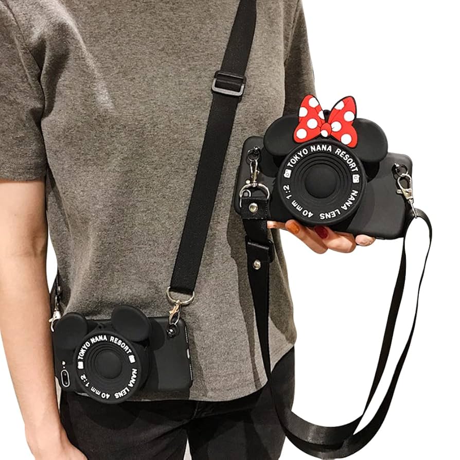 ディズニーリゾート　ミニー　カメラケース、ストラップ ディズニーリゾート ミニー カメラケース、ストラップ その他