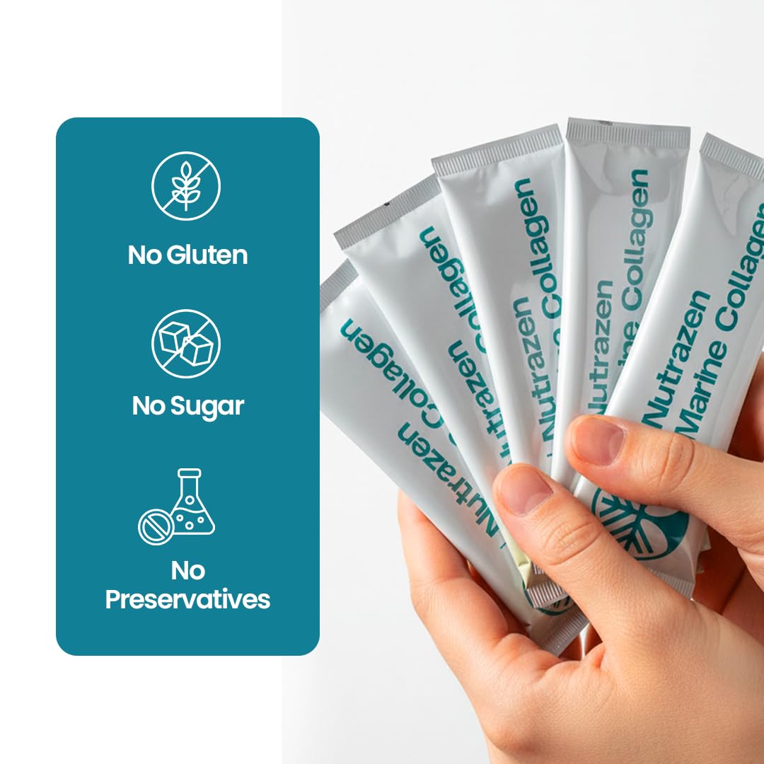 Nutrazen Korean Marine Collagen Powder Supplement for Women & Men 90Sachets — Amazon image 6