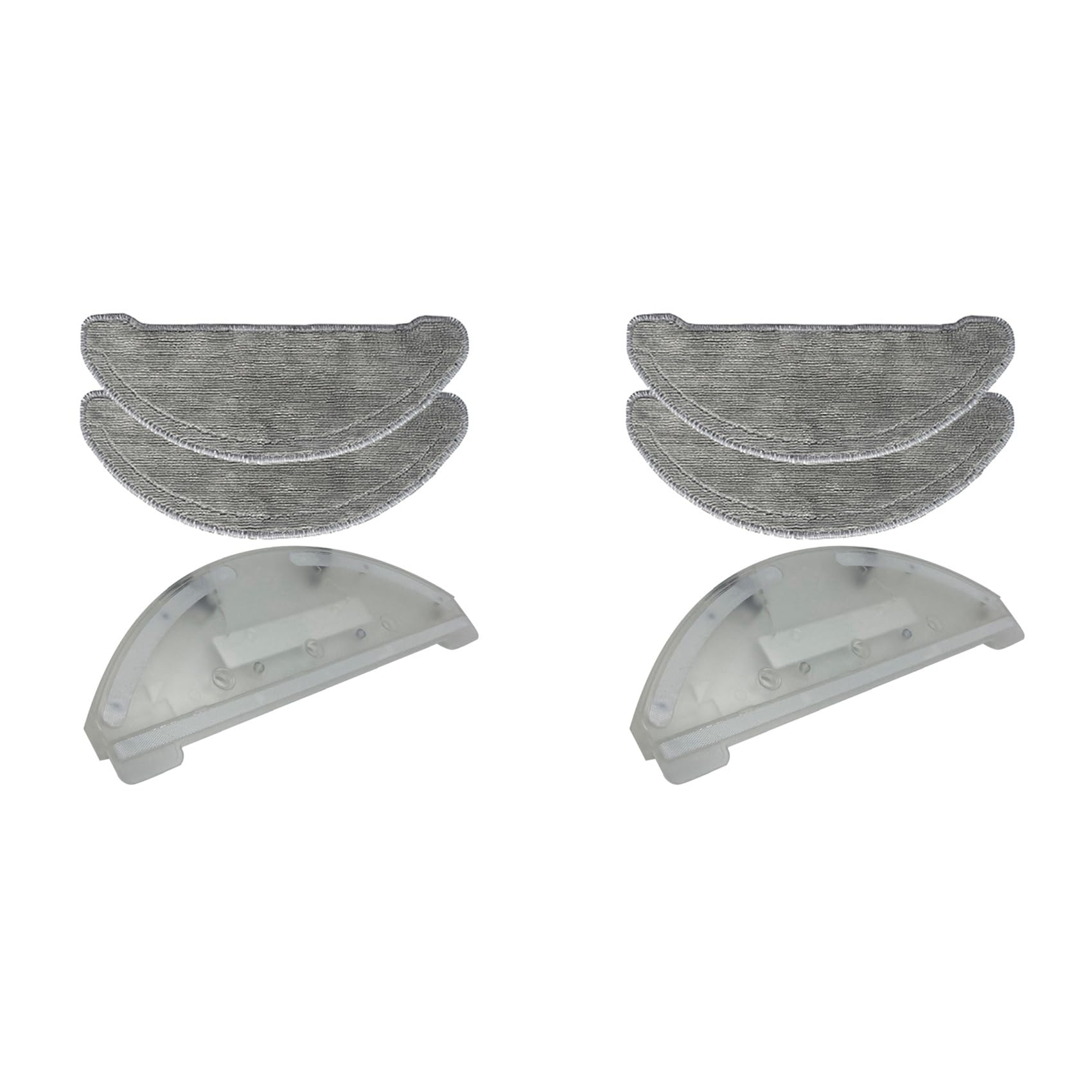 Hndhbfgrt 2X for Eve Plus Mop Mounting Bracket Robot Vacuum Cleaner Spare Parts Water Tank Tray Accessories