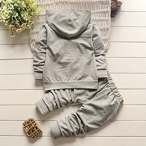 Toddler Outfits Sweatsuit Sets Long Sleeve Letter Print Hoodie Pants Sets Baby Boys Girls Hooded Pullover Sweatpants2