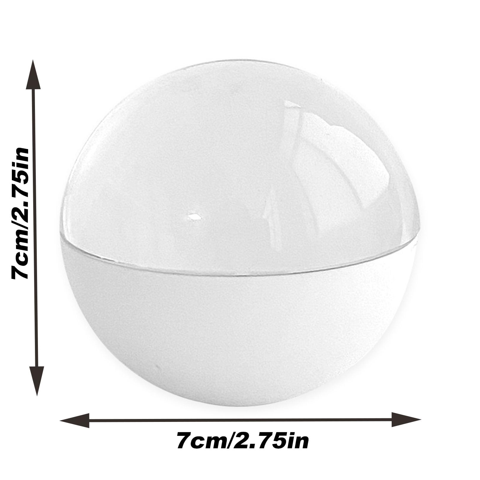 Lettore Video Crystal Ball Display Sferico 3D con Volume Regolabile Display Digitale da 2,7In con Memoria Video Sfera di Vetro Digitale per I Tuoi Ricordi Black