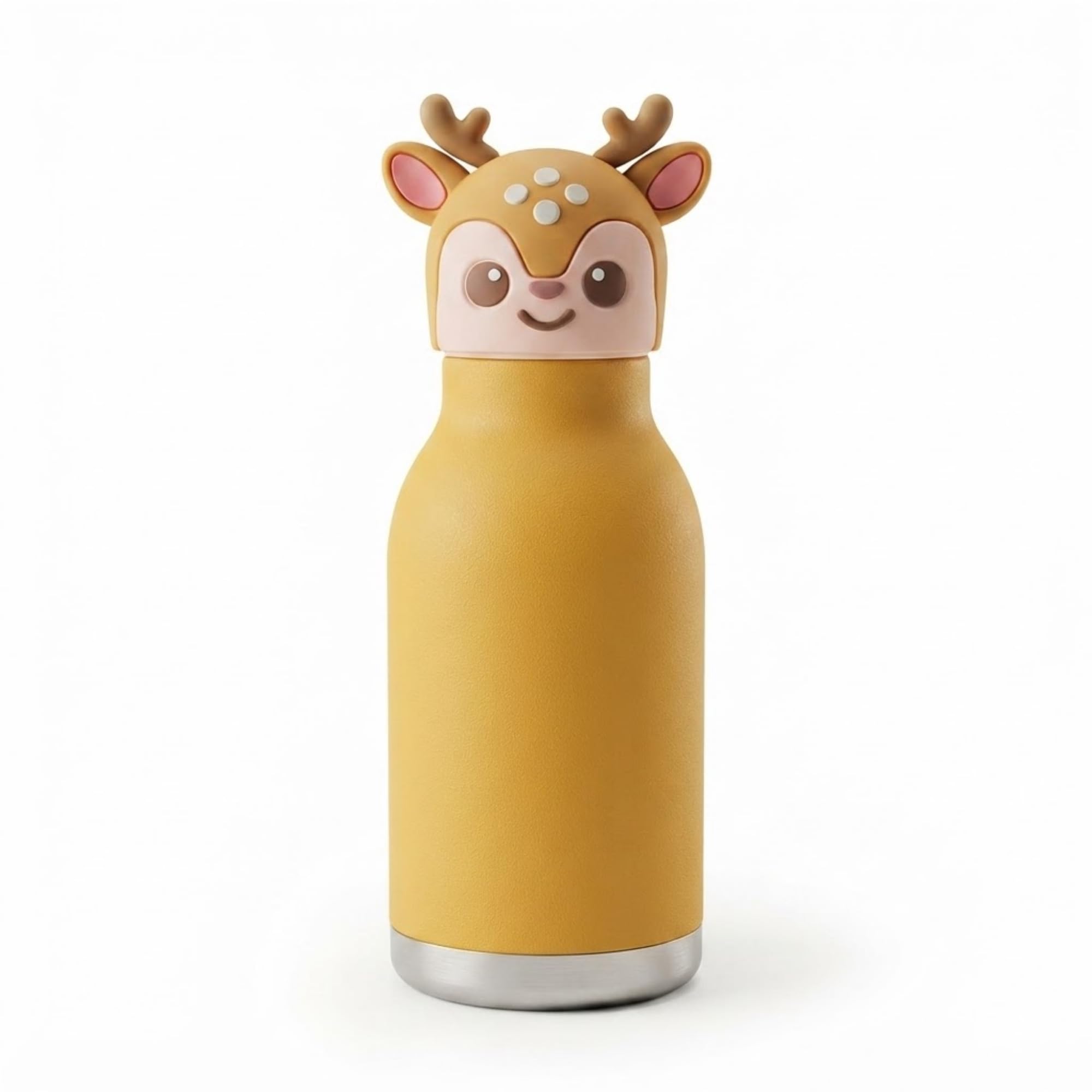 JOUET Kids 400ml Stainless Steel Water Bottle with Deer Design, Leakproof Drinking Bottle for School, Sports & Travel-image-17