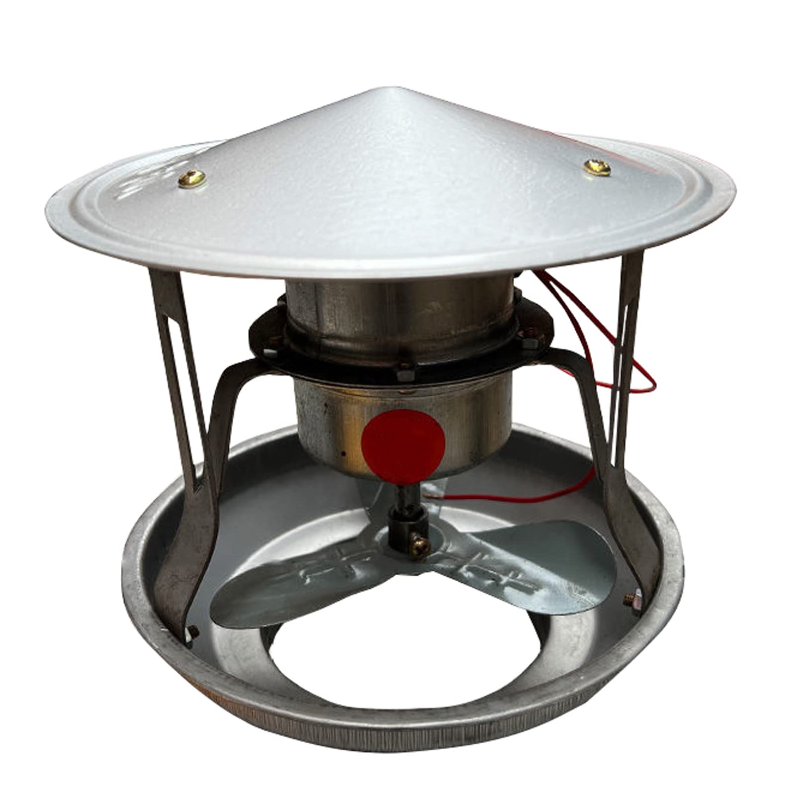 Aspirateur de fumée pour cheminée qui refoule avec adaptateur universel 9-17 cm