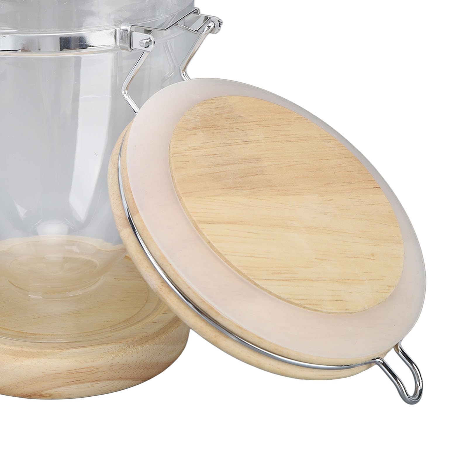 Kaffeekanister, luftdichter Kaffeebohnenbehälter, transparente Vorratsdose für lose Blätter, Zucker und Nüsse für die Speisekammer in der Küche (M)