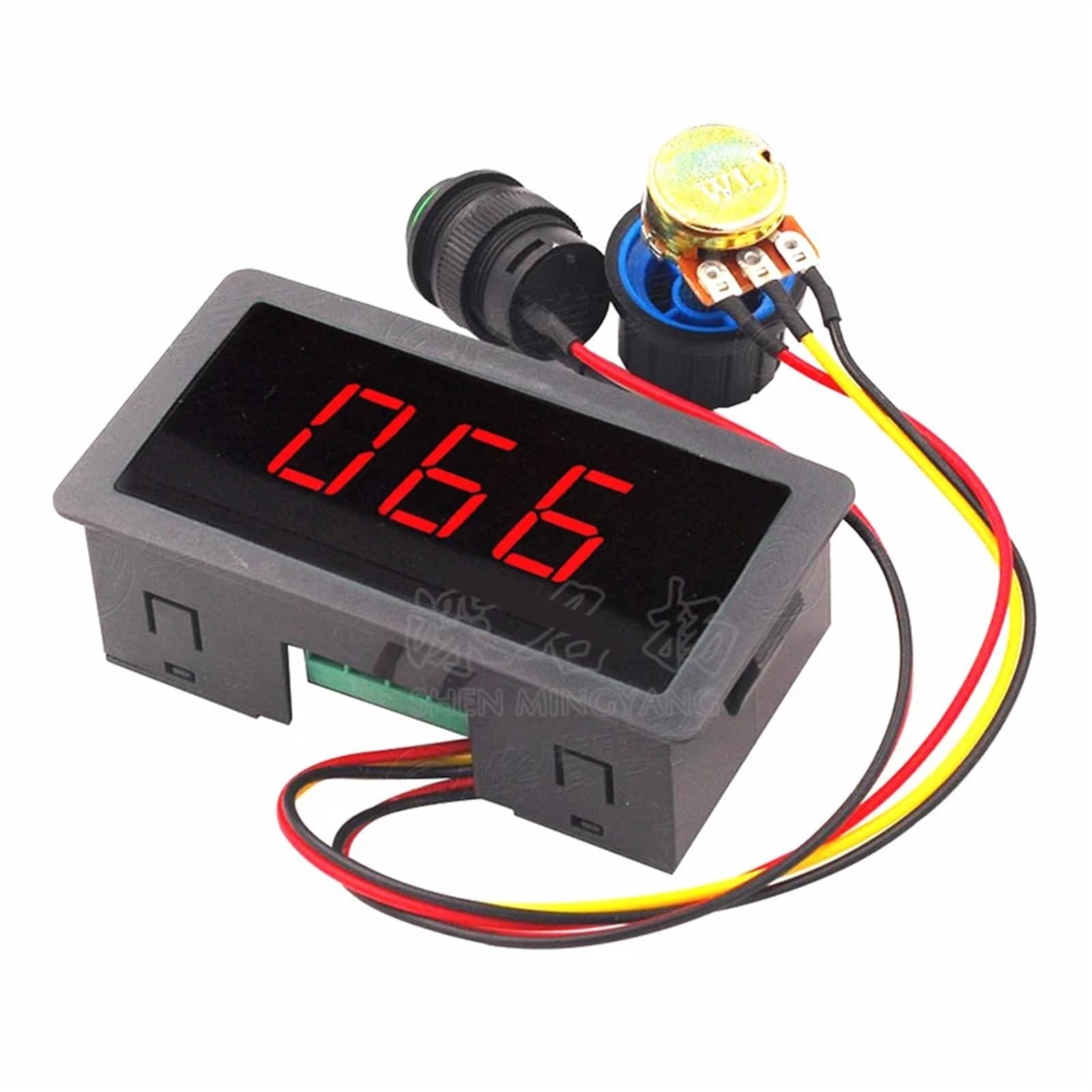 Controlador de velocidad del motor DC PWM CCM5D 16KHz 6-30VDC 6/8A Interruptor de control de velocidad continuo 6V 12V 24V pantalla LED