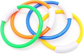 UNDERWATER DIVE RINGS SWIMMING DIVING SINKING POOL TOY GAMES STICKS WEIGHED Confidence Building Kids Childrens Under Water