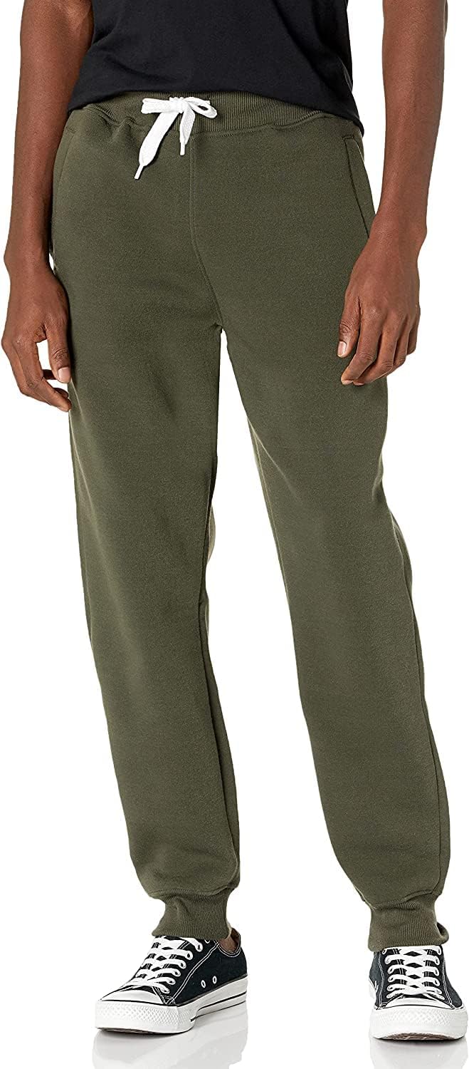 Southpole Men's 1570 Basic Active Fleece Jogger Sweatpants XX-Large Olive