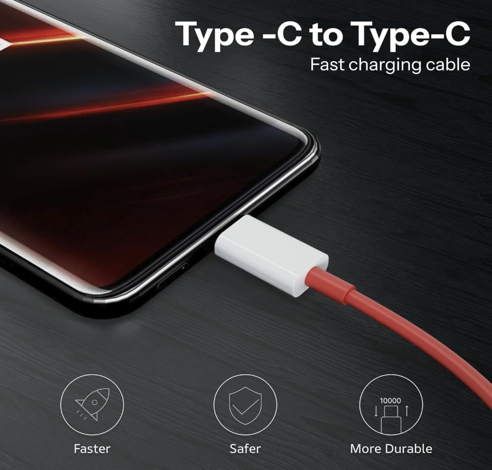 80W Fast Charging cable Type C to Type C Compatible for OnePlus by HOMEMO — Amazon image 5