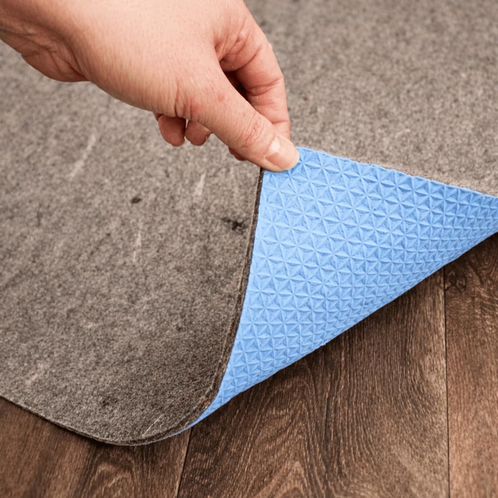 KOECKRITZ RugLock 3' x 8' Rug Pad – Non-Slip Felt & Rubber Dual Surface Rug Gripper, 0.345" Thick Cushion, Strong Grip Floor Protection, Safe for All Floors