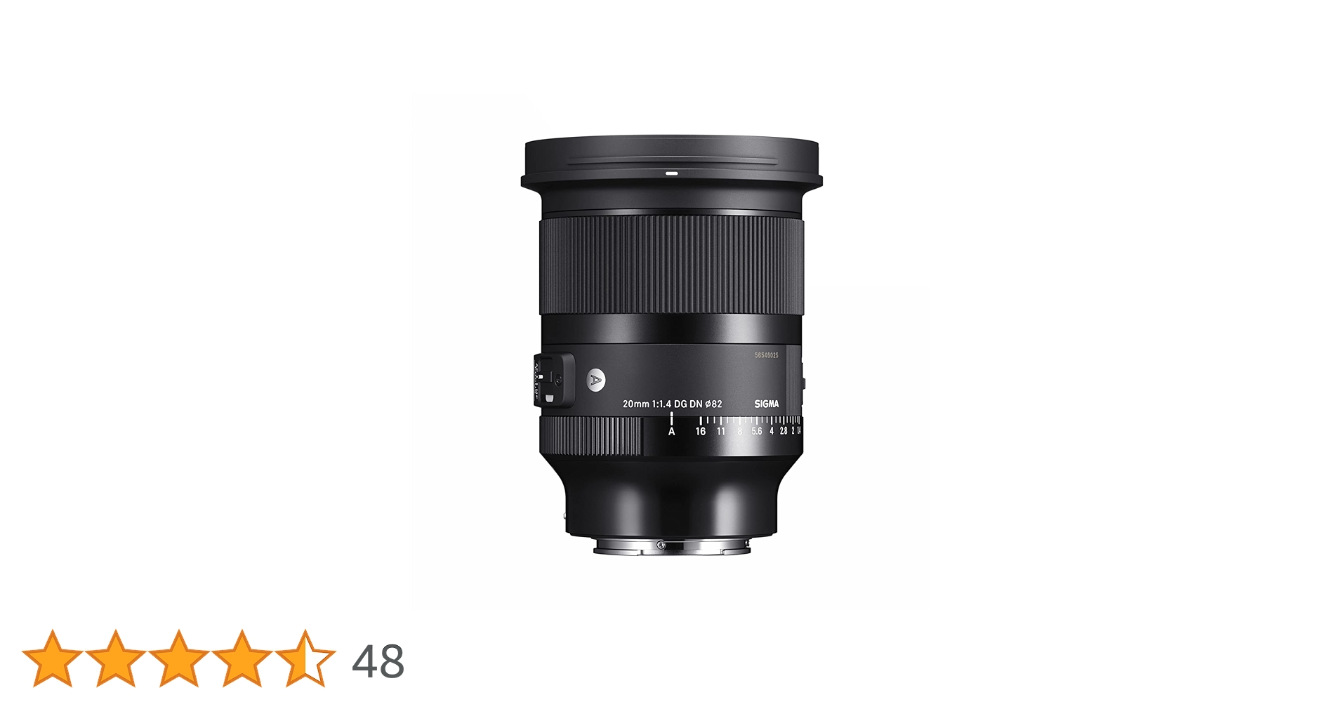 SIGMA 20mm F1.4 DG DN Artレンズ　SONY 用 Sigma 20mm F1.4 DG DN Art Lens for Sony E Mount Mirrorless Cameras