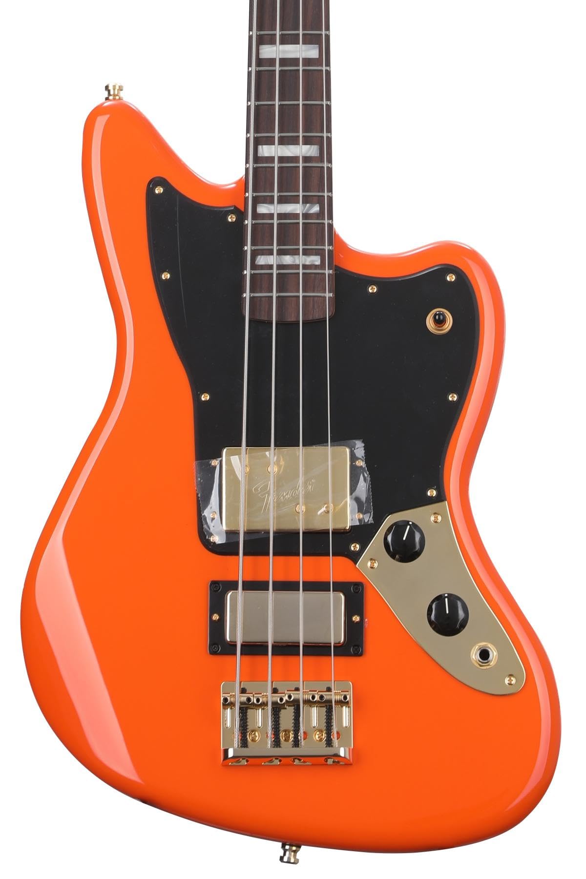 Fender Mike Kerr Jaguar Signature Bass Guitar - Tiger's Blood Orange