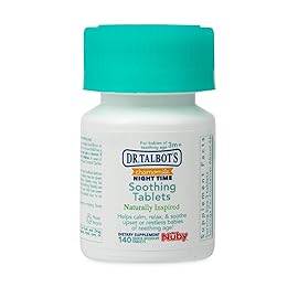 Dr. Talbot\'s Night Time Chamomile Soothing Tablets, Naturally Inspired, Quick Dissolve, 140 Count