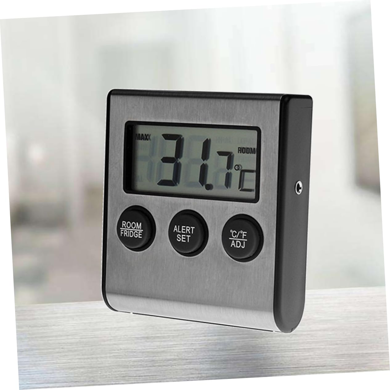 PRETYZOOM 3pezzi Termometro Digitale Per Frigorifero e Congelatore Con Allarme Alta e Bassa Temperatura Strumento Pratico Per Cucina Display Lcd Compatto e Accurato Senza Batteria