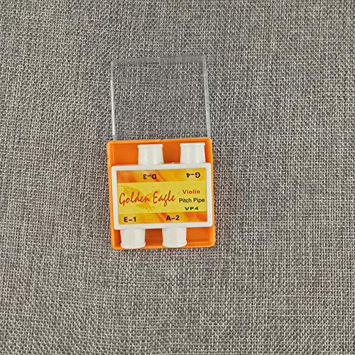 Portable 4 Tone Pitch Pipe Tuner Four-Tube Turner Musical Instrument Accessories for Violin Pitch Adjustment Lovely and Practical, One size - Thumbnail 2