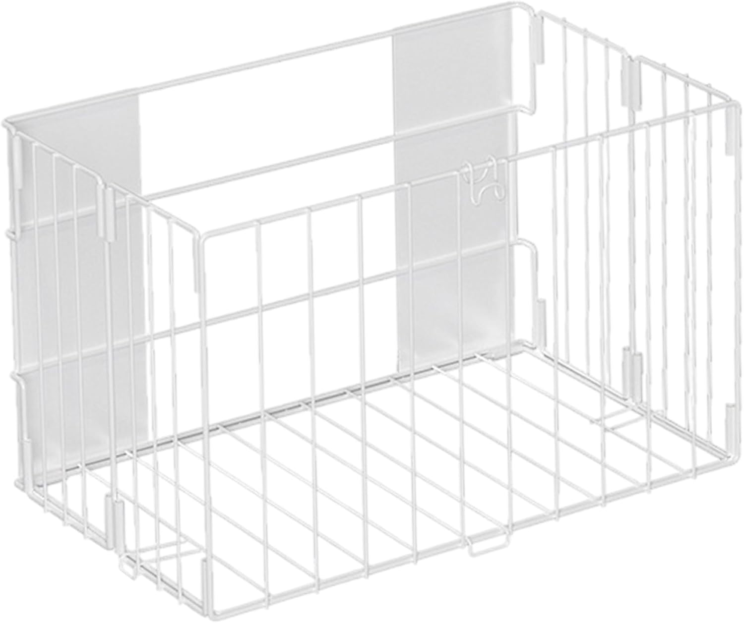 Magnetic Laundry Organizer, Foldable Laundry Shelf, White