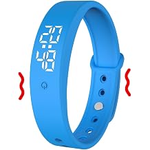 Gcroet Vibrating Alarm Wristband with Silent Vibration, Waterproof Wrist Watch for Heavy Sleepers, Students, Kids, Men and Women...