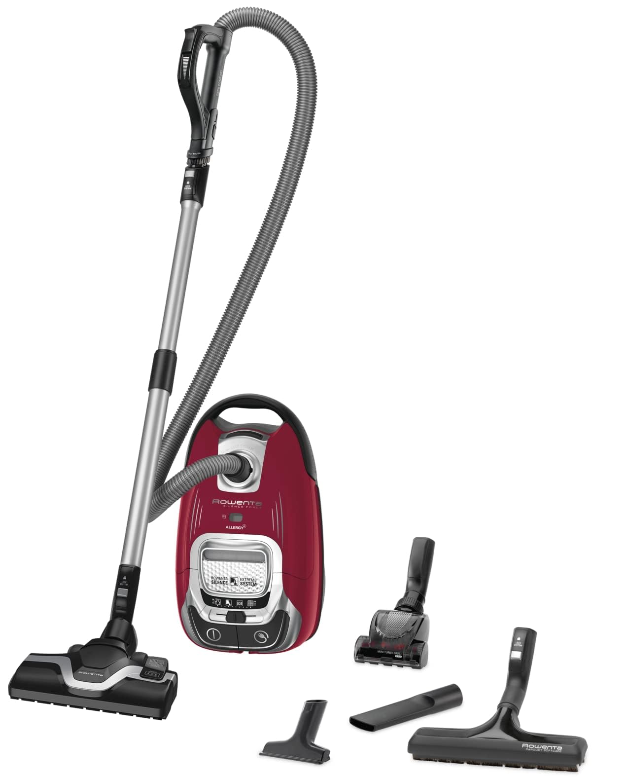 Aspirateur Rowenta Silencieux Haute Performance Rouge RO7473EA