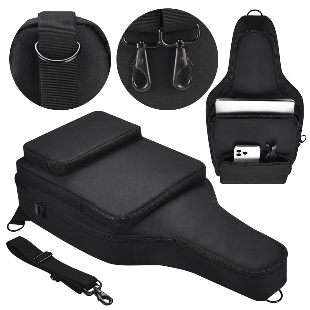Schultertasche for PDP Riffmaster, mit Zubehörfächern und abnehmbarem Schultergurt