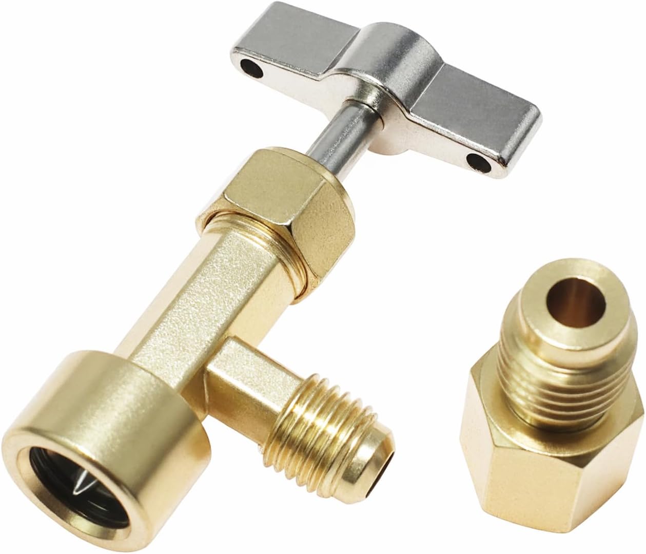 R134a-22-12 Automotive Refrigerant Opener 1/2ACME to 1/4SAE