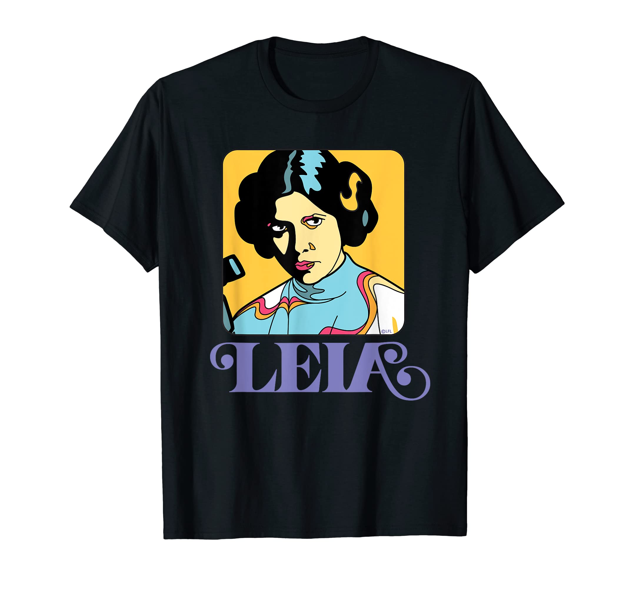 STAR WARSPrincess Leia Retro Iconic T-ShirtOEKO-TEX STANDARD 100