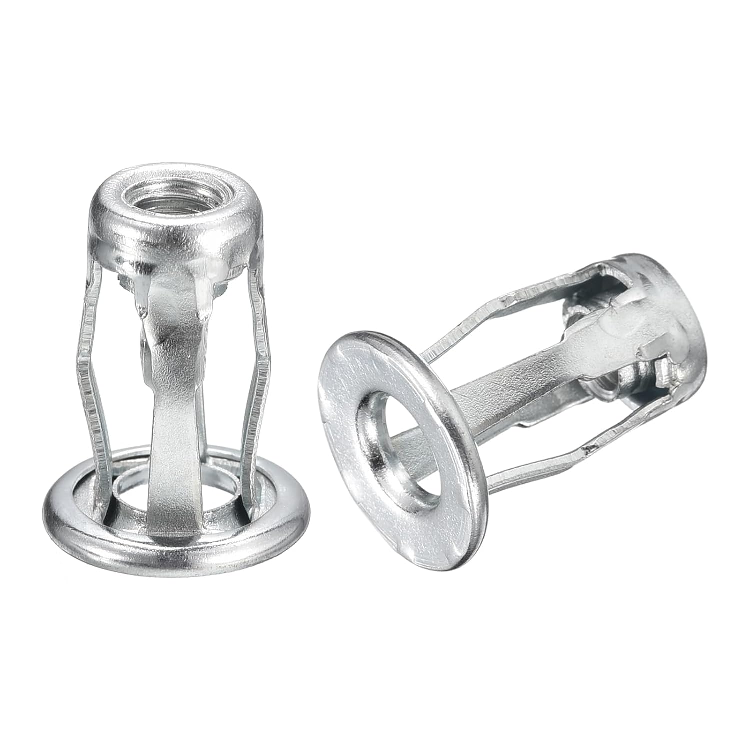 uxcell M5 Jack Nuts, 5pcs Threaded Insert Nut Carbon Steel Rivet Nuts